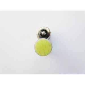 Bec cireasa 3W COB BAU15S lumina galbena 12V ( Tip nou ASIMETRIC ) - Img 4