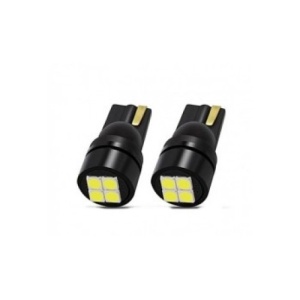 Bec LED T10 4LED 3030 4W 12V CANBUS, lumina alba 380 lm Cod: JSUN17 - Img 1