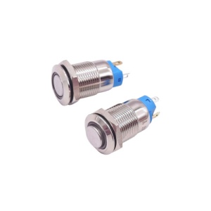 Buton din aluminiu 12V ,12mm Cod: TLB93A - Img 2