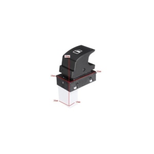 Buton pentru geam compatibil VW Golf 5 Passat B6 Touareg Cod:7L6959855B - Img 4