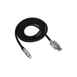 Cablu pentru incarcare 6A si transfer date USB la Type-C Cod: XO-NB227C - Img 1