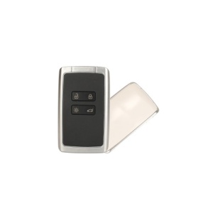 Carcasa telecomanda compatibila Renault, alb, cu lamela, Cod: 2019-ALB - Img 1
