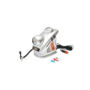 Compresor auto 12V 3 in 1 cu lanterna si lampa de lucru, presiune maxima 6.9 Bar. Hoteche Cod: BK92627 - Img 1