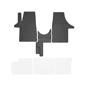 Covoare cauciuc compatibile Volkswagen T5 2003-> Cod: D0073 / P60 - Img 1