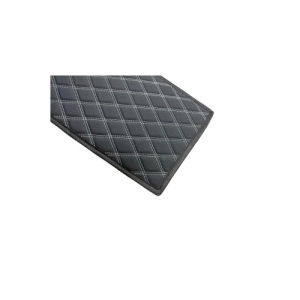 Covoras tunel imitatie piele negru cusatura gri 25x60cm - Img 2