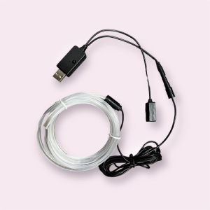 Fir neon cu LED RGB conectare mufa USB si telecomanda 2 metri Cod:FIR-RGB1-2TL - Img 3