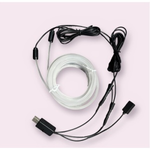 Fir neon cu LED RGB conectare mufa USB si telecomanda 4 metri Cod:FIR-RGB1-4TL - Img 3
