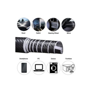 Folie carbon 3D culoare Albastra latime 1.27mx1m - Img 5