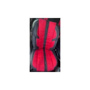 Huse scaune auto universale fractionate ,Culoare:Negru+Rosu diverse cusaturi / 11piese Cod: A101 - Img 3