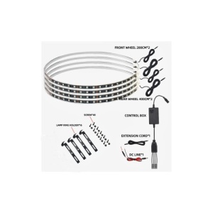 Inele lumina jante LED RGB cu aplicatie BTT 12V Cod: HH-64155 - Img 3