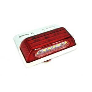 Lampa nr. SMD 4003-1 Lumina: alb+rosu Voltaj: 12V Rezistenta la apa: IP66 - Img 1