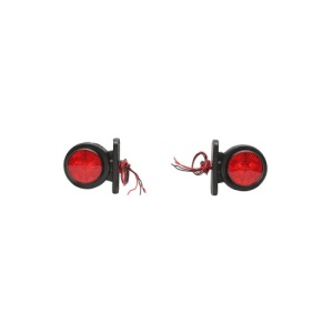 Lampi laterale de gabarit cu LED 12/24V, rosu-alb Cod: BK69445 - Img 1