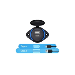 Mufa panou USB QC3.0 + PD Cod: QT037-2 - Img 2