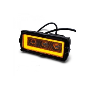 Proiector LED cu angel eyes DRL alb 1000lm Cod: ZC-3WYB - Img 2