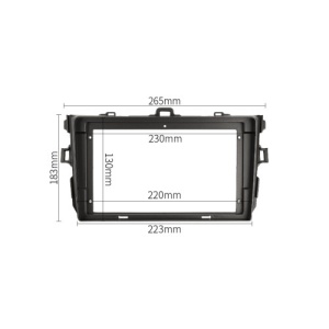 Rama Navigatie 9" cu cablaj compatibila Toyota Corolla 2007-2013 Cod: NV3202 / GR1 - Img 5