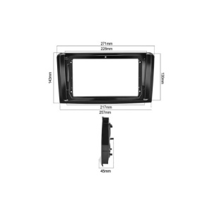 Rama Navigatie 9" cu cablaj si modul canbus compatibila Mercedes M-Class ML W164 2005-2012 Cod: NV3098/ GR2 - Img 2