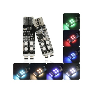 Set 2 becuri pozitie RGB cu telecomanda frecventa RF-T10, 10 LED SMD 2835 RGB 12V Cod: ZC-RF1 - Img 4