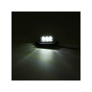 Set 2 lampi numar carcasa cromata lumina:alba / 12V-24V (Set 2 buc) Cod:2102501A/CH - Img 5