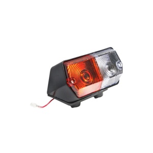 Set lampi semnalizare si pozitie tractor fata, stanga si drapta cu bec 12V U-650 Cod: LSF-1D / LSF-3S - Img 6
