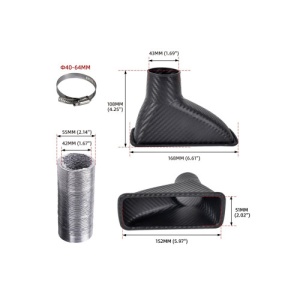 Sistem de admisie aer auto tip patrat Cod: ADM01 - Img 2