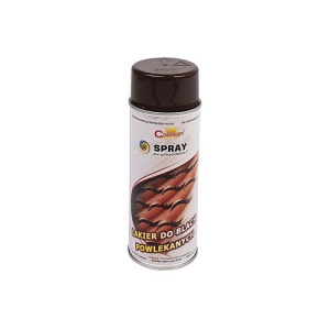 Spray Vopsea Profesional Champion pentru tabla, acoperis 400ml Maro Ciocolata Cod: RAL 8017 - Img 1