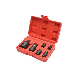 Trusa adaptoare antrenor clichet tubulare cu patrat 1/4, 3/8, 1/2, 3/4 inch 6 piese Cod: DISTS90 - Img 2