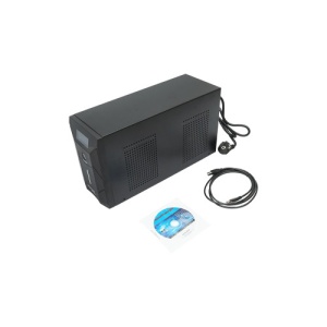 UPS 3000VA/1800W cu baterii 4x9Ah si 3 prize shuko, LCD, USB, AVR Cod: BK69769 - Img 5