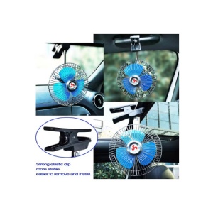Ventilator auto rotativ 6" 12V cu prindere tip clema Cod: FST-V12106 - Img 4