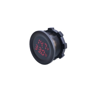 Voltmetru cu termometru 12-24V Cod: DS4052 - Img 1
