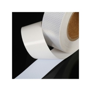 Banda reflectorizanta tip fagure culoare Alba 5cmx25m Cod: CH-022W - Img 3