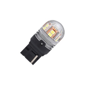 Bec o faza T20 7440 W21W 15SMD 2835 12V CANBUS nonpolar 320 lumen Lumina galbena Cod:SPT15-7440-Y - Img 4