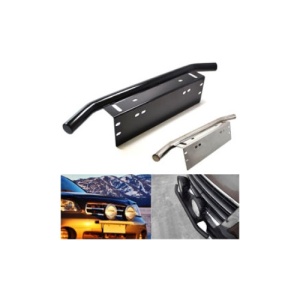 Bullbar universal cu suport de proiectoare Crom Cod: PJ016 - Img 2