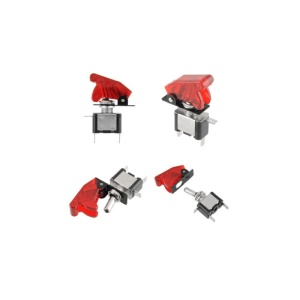 Buton cu protectie si Led 12V Cod: 01150 - Img 2