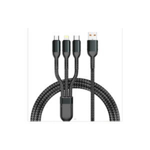 Cablu 3in1 USB 100W PREMIUM Quick charge Cod: C91 - Img 1