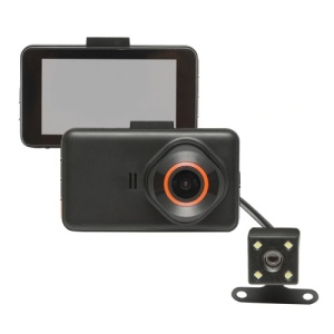 Camera video auto duala fata/spate FHD cu display 3 inch LCD Cod: BK69552 - Img 1