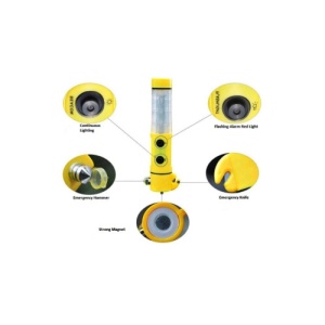 Ciocan 3 in 1 spart geamul, cutter de taiat centura si lanterna Cod: CMFH05 - Img 4