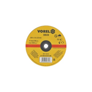 Disc debitat metale 230X1,6X22mm VOREL Cod: 08639 - Img 1