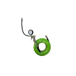 Furtun umflat roti camion 15m cu pistol si manometru Verde - Img 1