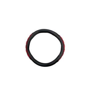 Husa volan imitatie piele si silicon rosu marime M Cod: WK-1405 - Img 1