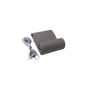 Husa volan piele cu gaurele marimea M culoare Gri Cod: LUXA399 - Img 1