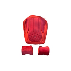 Huse auto universale 9D PREMIUM imitatie piele + alcantara Culoare:Rosu Cod:1213-2 - Img 1