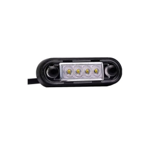 Lampa gabarit, 84x27, LED, slim, rosie, cu 2 garnituri bullbar, Fristom , Cod: FT-073C - Img 1