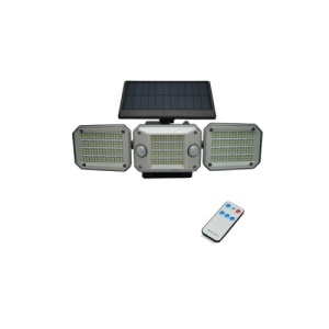 Lampa LED cu panou solar telecomanda si baterie 2000mAh, IP65 Cod: BK69957 - Img 2