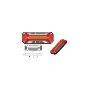 Lampa LED cu semnalizare dinamica 5 functii 12V-24V Cod: 202207-D - Img 3