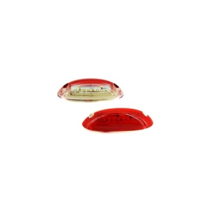 Lampa numar LED 12-24V Alba / Rosie Cod: 201815-BK - Img 2