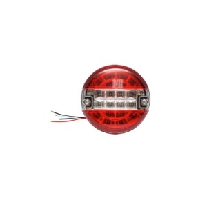 Lampa spate rotunda camion / remorca cu LED 139mm, 12/24V Cod: BK69112 - Img 2
