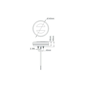 Lampa stop rotunda camion LED cu semnalizare dinamica 12-24V Cod: SL-5020 - Img 2
