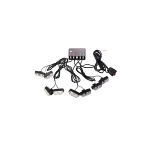 Lumini de zi LED ALB 8 mini proiectoare Cod: 52043-8 - Img 1