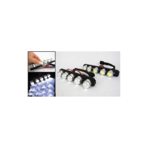 Lumini de zi LED DRL COB 12V lumina alba Cod: YL-118 - Img 1