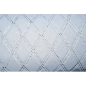 Material imitatie piele tapiterie romb negru/cusatura gri Cod: Y01NG - Img 2